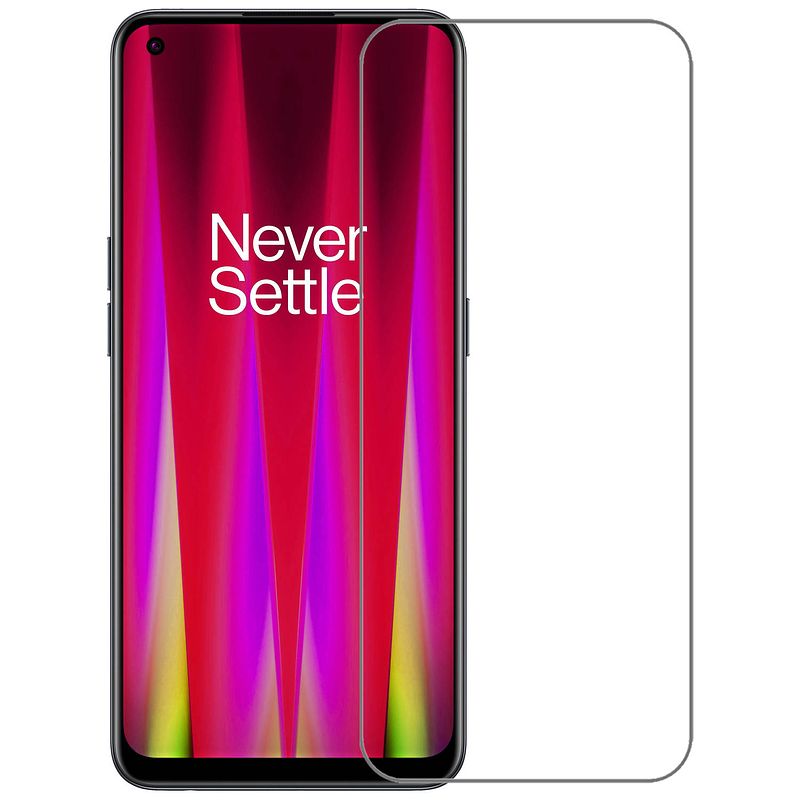 Foto van Basey oneplus nord ce 2 lite screenprotector tempered glass - oneplus nord ce 2 lite beschermglas screen protector glas