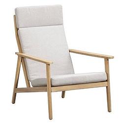 Foto van Lounge fauteuil jura acacia grijs - leen bakker