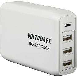 Foto van Voltcraft uc-4acx002 vc-11744745 usb-oplader thuis uitgangsstroom (max.) 3400 ma 4 x usb, usb-c bus (power delivery)