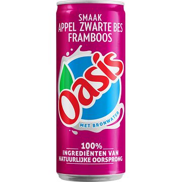 Foto van Alle soorten 2 verpakkingen | oasis smaak appel zwarte bes framboos 33cl aanbieding bij jumbo