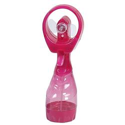 Foto van 1x stuks waterspray ventilatoren roze 28 cm - ventilatoren