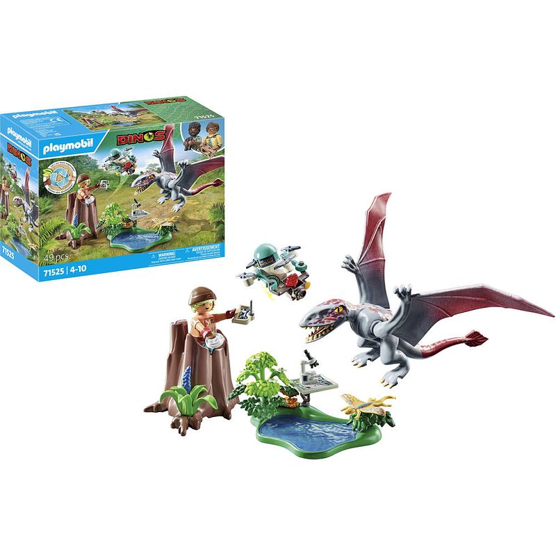 Foto van Playmobil dinos observatiepost voor dimorphodon 71525