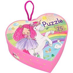 Foto van Princess mimi legpuzzel meisjes 19 cm karton roze 25 stuks