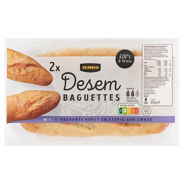 Foto van Jumbo desem baguettes 2 stuks