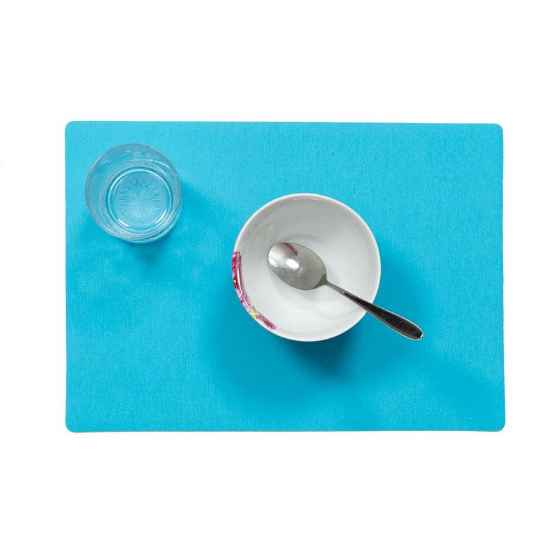 Foto van Wicotex-placemats uni turquesa-placemat easy to clean 12stuks