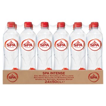 Foto van Spa intense bruisend natuurlijk mineraalwater 24 x 50cl bij jumbo