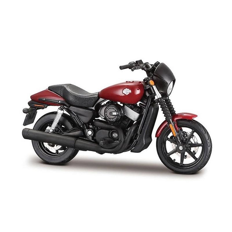 Foto van Maisto schaalmodel harley davidson 2015 street 750 1:18 rood