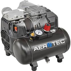 Foto van Aerotec supersil 6 pneumatische compressor 6 l 8 bar