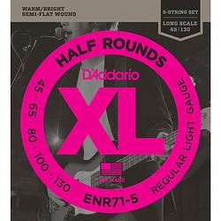 Foto van D'saddario enr71-5 half rounds snaren voor 5-snarige basgitaar