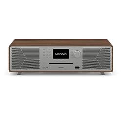 Foto van Sonoro meisterstuck gen2 hybride radio bruin