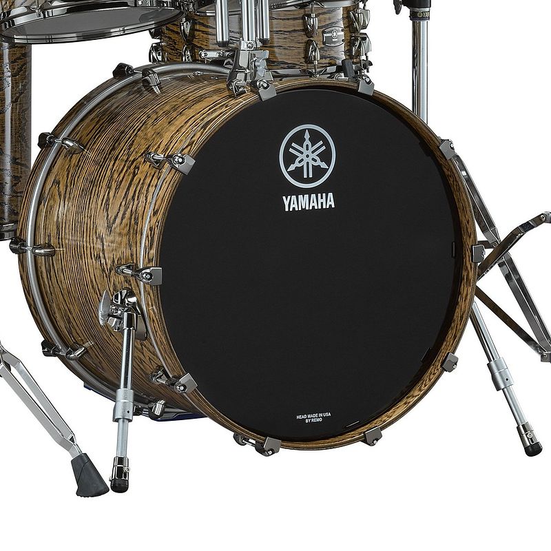 Foto van Yamaha jlhb2218unt live custom hybrid oak natural 22 x 18 bass drum