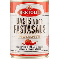 Foto van Bertolli basis voor pastasaus met chilipeper en italiaanse tomaten 400 g bij jumbo