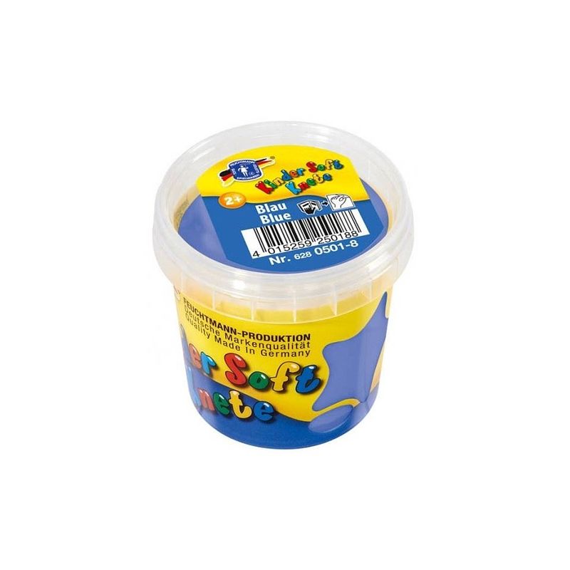 Foto van Feuchtmann kinder soft knete basic klei 150 gram blauw