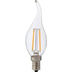 Foto van Led lamp - kaarslamp - filament flame - e14 fitting - 4w - warm wit 2700k