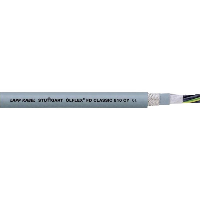 Foto van Lapp 26202-50 geleiderkettingkabel ölflex® fd classic 810 cy 4 g 0.50 mm² grijs 50 m