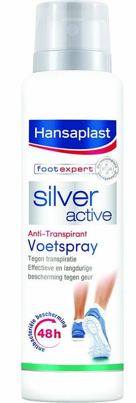 Foto van Hansaplast silver active voetdeodorant