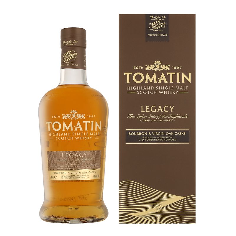 Foto van Tomatin legacy 70cl whisky + giftbox