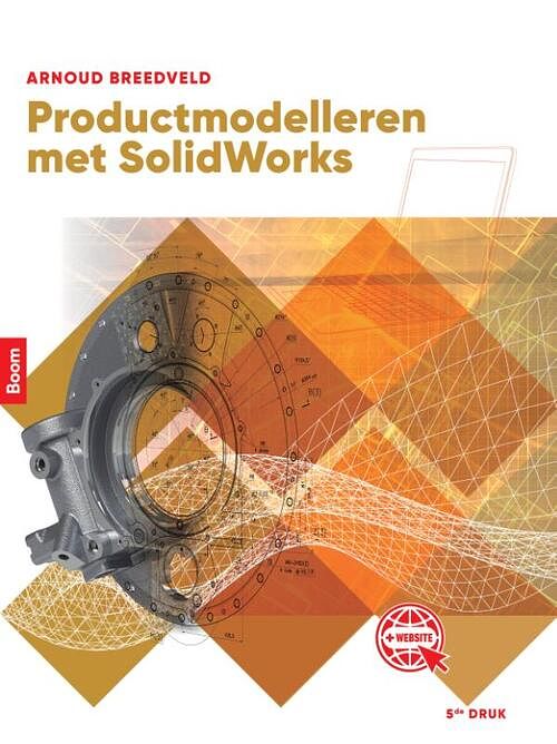 Foto van Product modelleren met solidworks - arnoud breedveld - paperback (9789024437368)