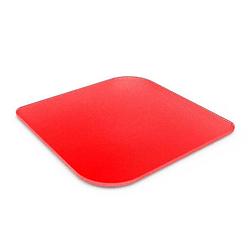 Foto van Pebbly - tafel panonderzetter - glas - rood