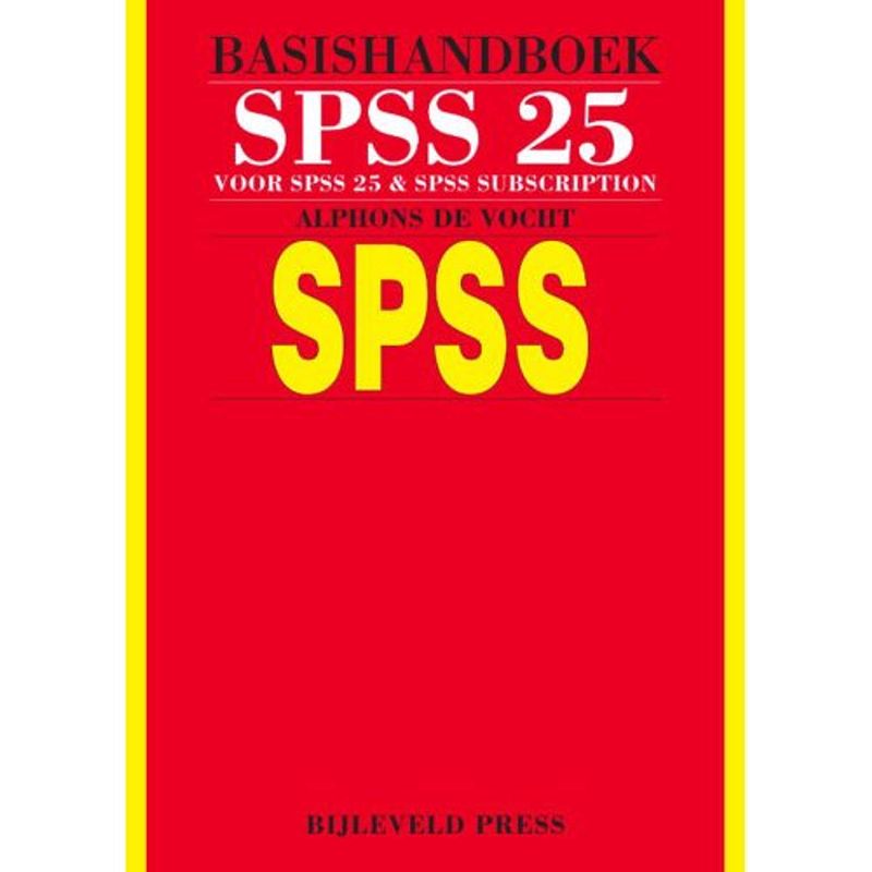 Foto van Basishandboek spss 25