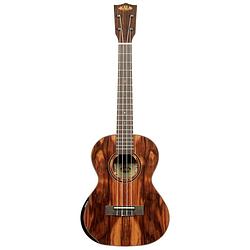 Foto van Kala ka-px-maca-t premier exotic macawood tenor ukelele met gigbag