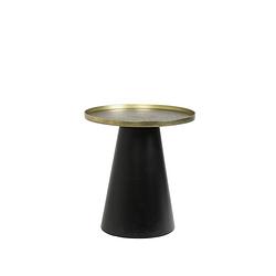 Foto van Side table 50x55 cm popeta antique bronze