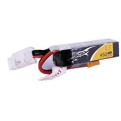 Foto van Tattu lipo accupack 11.1 v 450 mah aantal cellen: 3 75 c softcase xt30