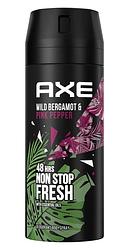 Foto van Axe wild fresh bergamot & pink pepper deo & bodyspray