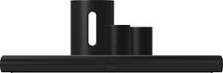 Foto van Sonos arc zwart + 2x era 100 zwart + sub mini zwart