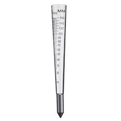 Foto van Kunststof regenmeter 30 cm met grondpen of voor wandmontage - regenmeters