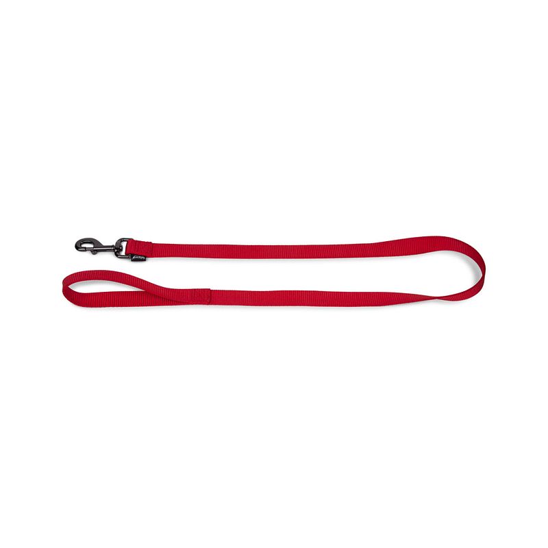 Foto van Dierenbenodigdheden vadigran leiband classic nylon rood 120cmx20mm l