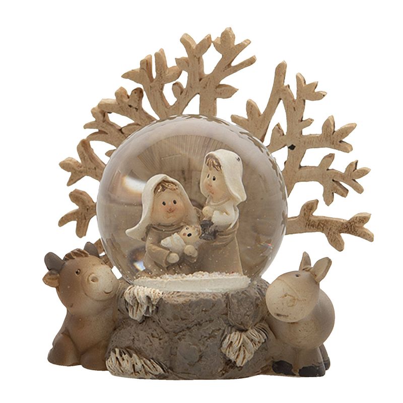 Foto van Clayre & eef bruine kerstgroep 8*5*8 cm 6pr4742