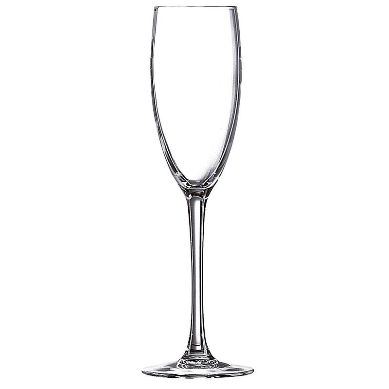 Foto van Champagneglas luminarc la cave transparant glas (160 ml) (6 stuks)