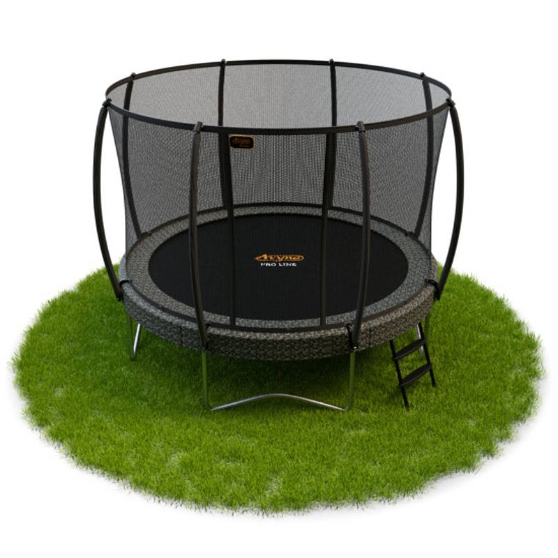 Foto van Avyna pro-line trampoline met veiligheidsnet 365 cm (12ft) - camouflage