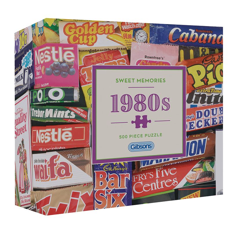 Foto van Gibsons sweet memories of the 1980s - gift box (500)