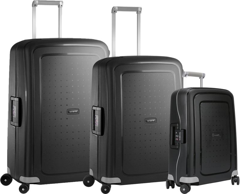 Foto van Samsonite s'cure spinner 55+69+75cm black kofferset