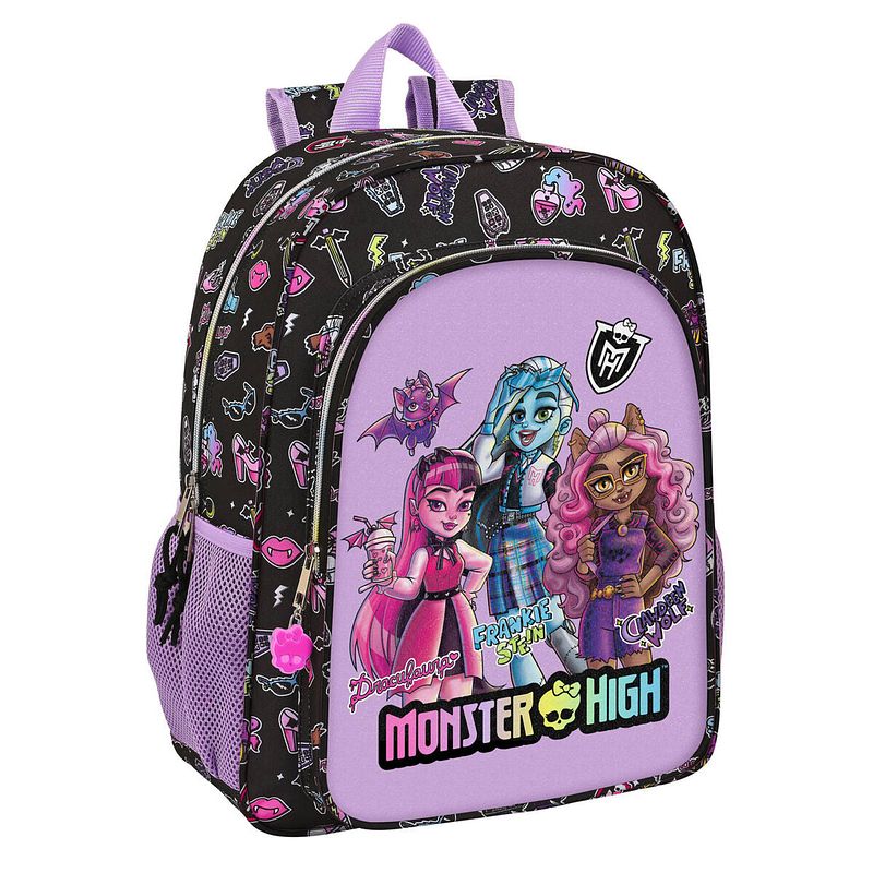 Foto van Schoolrugzak monster high creep zwart 33 x 42 x 14 cm