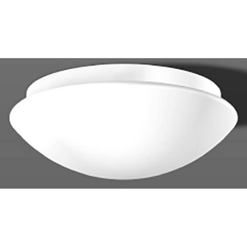 Foto van Rzb 221126.002.4.19 flat polymero ip44 pmma hf plafondlamp met bewegingsmelder e27 60 w wit