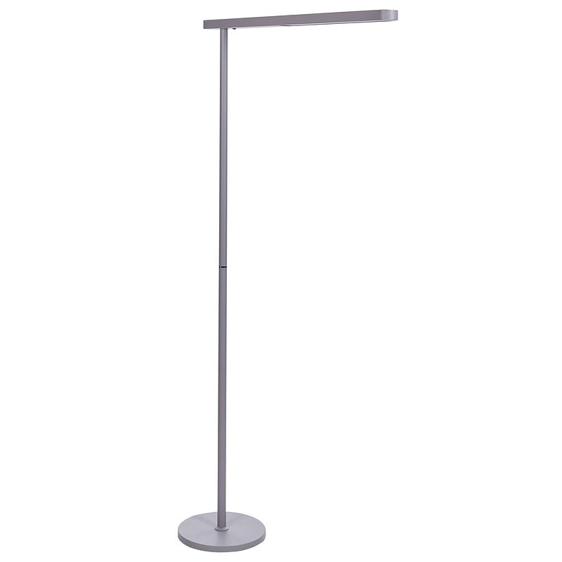 Foto van Beliani perseus - staande lamp-zilver-aluminium