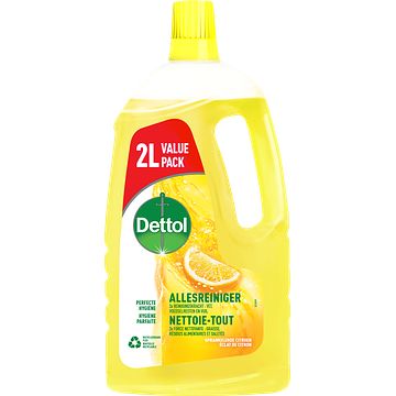 Foto van Dettol allesreiniger sprankelende citroen 2l bij jumbo