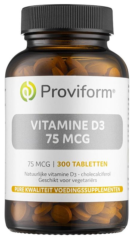 Foto van Proviform vitamine d3 75mcg tabletten