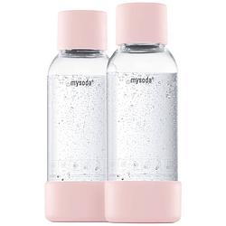 Foto van Mysoda pet-fles 0,5l bottle 2 pack pink pink