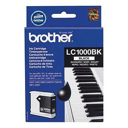 Foto van Brother inktcartridge, 500 pagina'ss, oem lc-1000bk, zwart 5 stuks