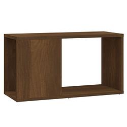 Foto van The living store tv-meubel - tv-kast - 60x24x32 cm - bruineiken