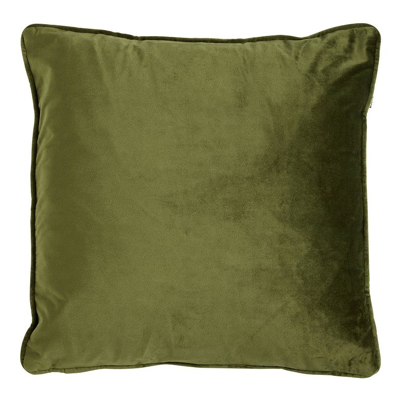 Foto van Dutch decor finn - sierkussen velvet 45x45 cm chive - groen - groen