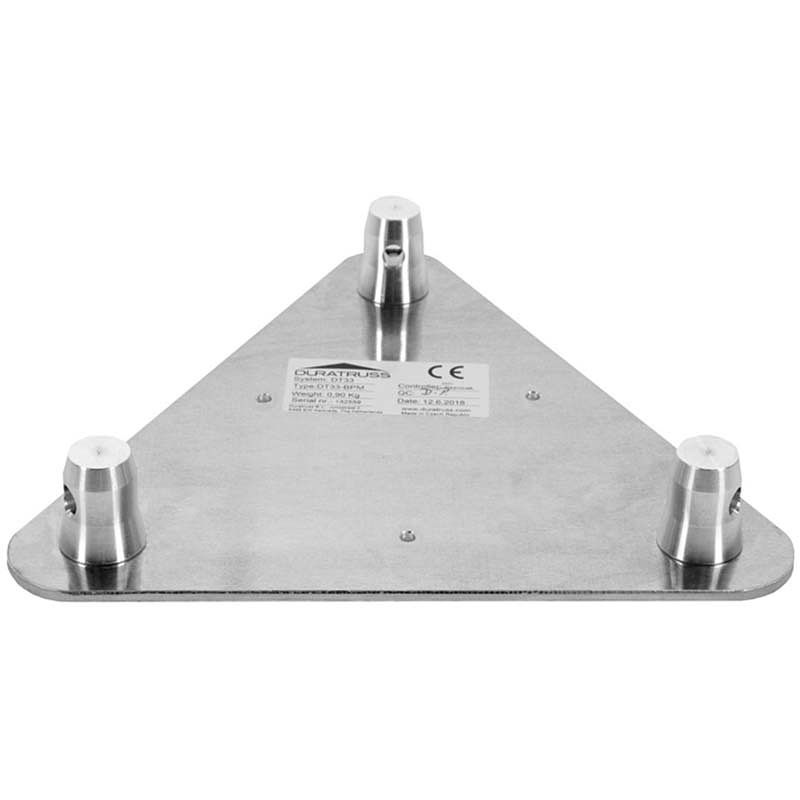 Foto van Duratruss dt 33-wpm baseplate male zilver