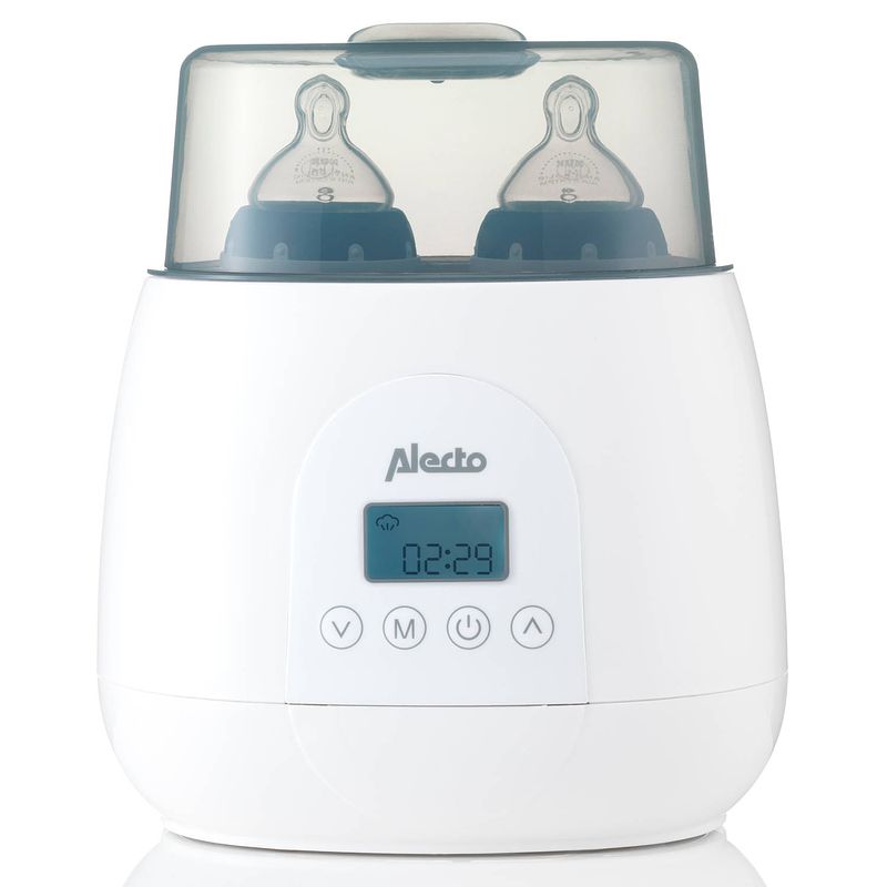 Foto van Digitale dubbele flessenwarmer alecto bw700twin wit