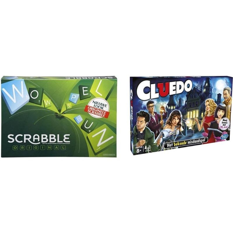 Foto van Spellenbundel - 2 stuks - scrabble original & cluedo