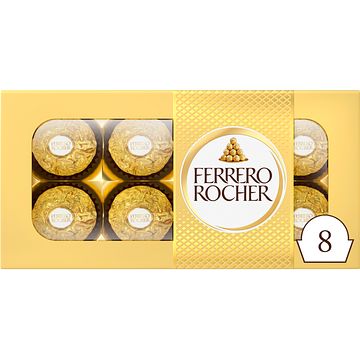 Foto van Ferrero rocher 8 stuks 100g bij jumbo