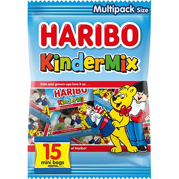 Foto van Haribo kindermix multipack size 375g bij jumbo